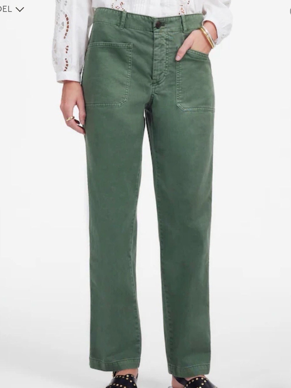 Madewell Utility Twill Ankle Pants